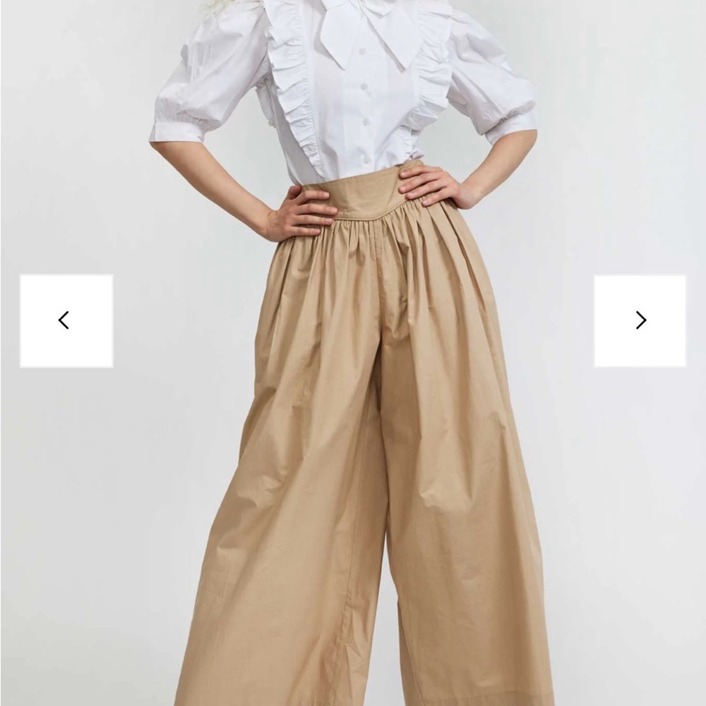 Batsheva wide leg pants, 4, NWT